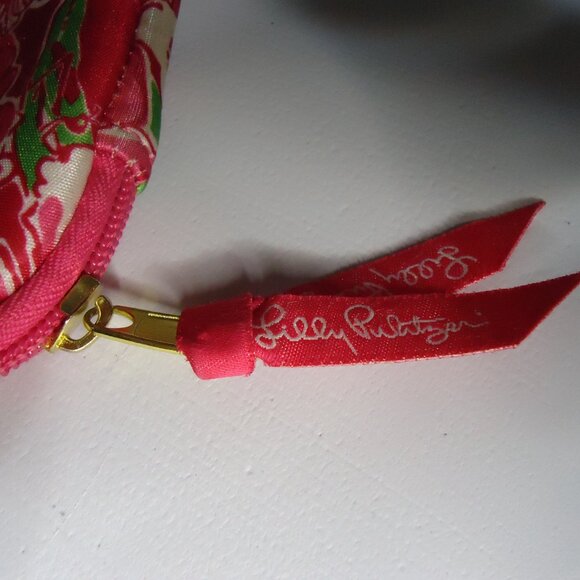 Lilly Pulitzer Floral Ipad Tablet Sleeve Cover Case Pink Green Soft Zip - Picture 4 of 5